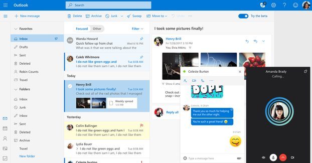 Redesigned Outlook website available for everyone
