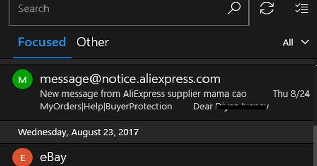 Outlook Focused Inbox