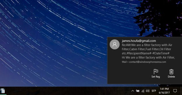 Outlook Mail Action Center Icons