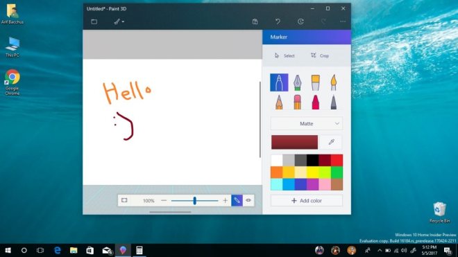 Paint 3D app
