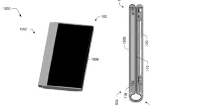 Microsoft patent foldable phone