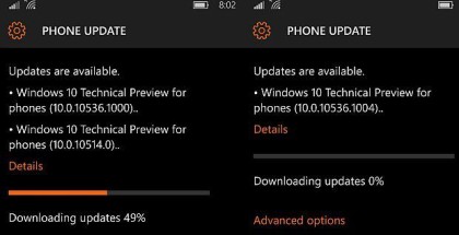 phone update to 10536.0004