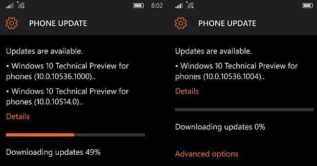 phone update to 10536.0004