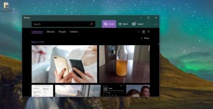 Microsoft Photos app Windows 10 PC