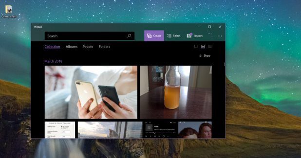Microsoft Photos app Windows 10 PC