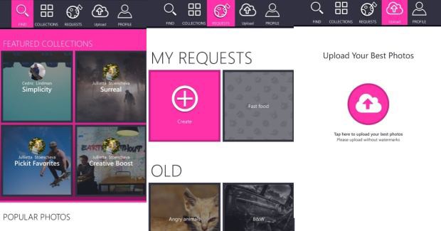 pickit photo finder app windows 10