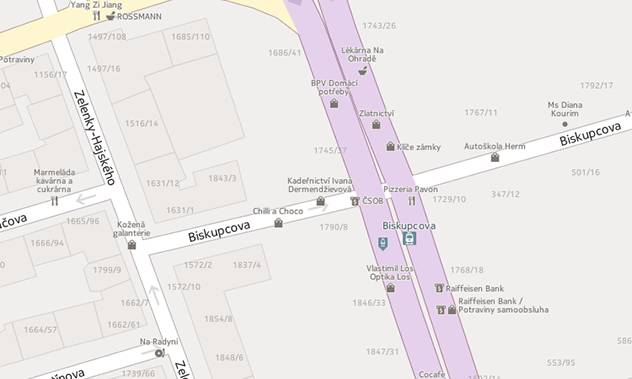 HERE Maps point adress rendering 