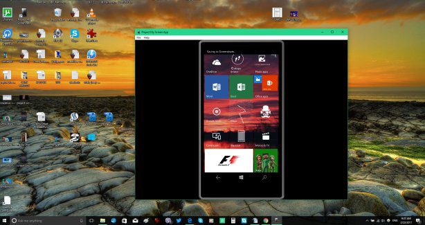 project screen