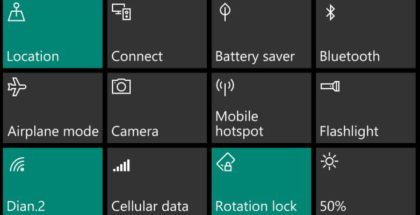Quick buttons