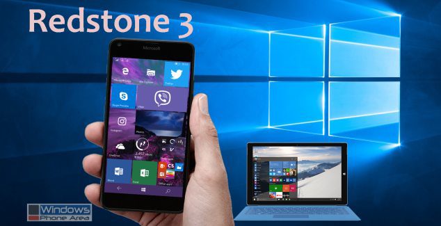 redstone 3 RS3 update windows 10 mobile