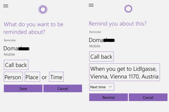 call reminders