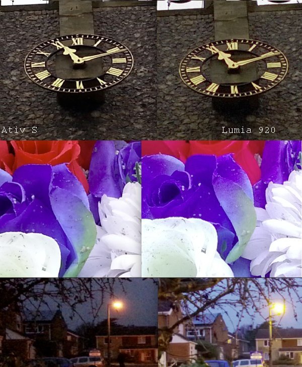 a camera comparison between Lumia 920 and Ativ S