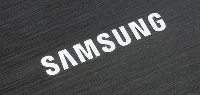 A logo of Samsung