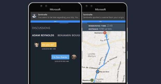 sentinelle app windows 10 mobile
