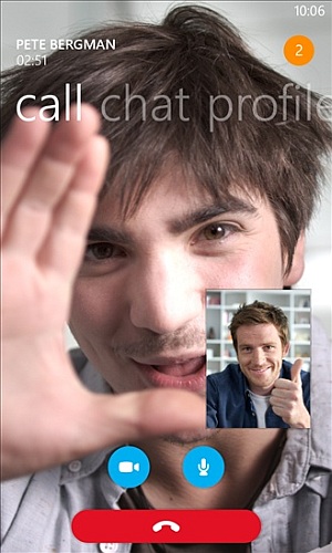 Skype new screen video