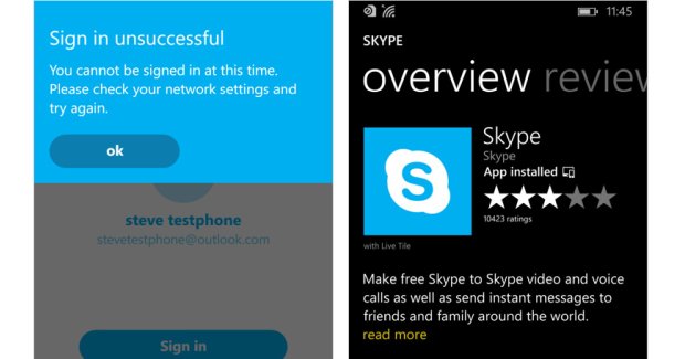 Skype not working