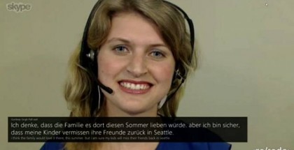 Skype translator demo, Live voice calls translation