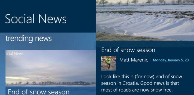 Microsoft’s Social News app lets you share local events and articles