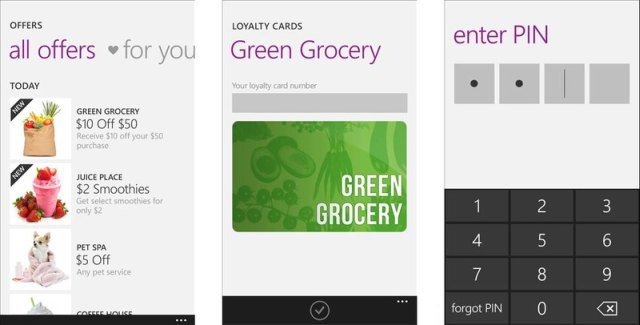 Softcard Payments windows phone