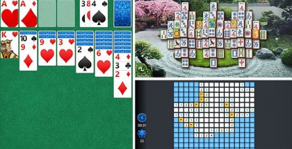 Minesweeper, Solitaire and Mahjong for WIndows Phone