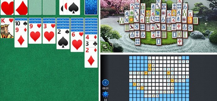 Minesweeper, Solitaire and Mahjong for WIndows Phone