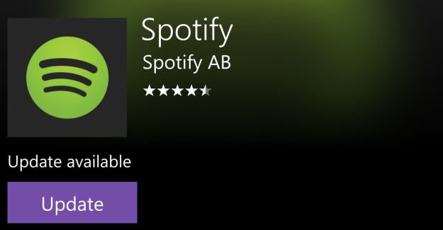 Spotify store update