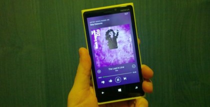 Spotify version 5.1 on Lumia Nokia phone