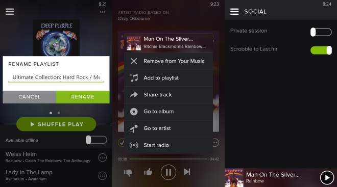 Spotify What's new in version 5.1 on Windows Phone