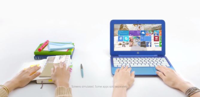 HP Stream 11 promo TV ad