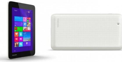 Toshiba Encore Mini tablet rear and front