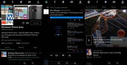 Twitter for Windows 10 Mobile ver 5.0