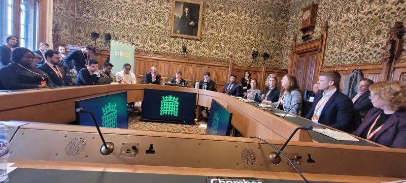 Elena Sinel on UK Parliament UKAI Roundtable speaking on AI Education Elena Sinel on UK Parliament UKAI Roundtable speaking on AI Education