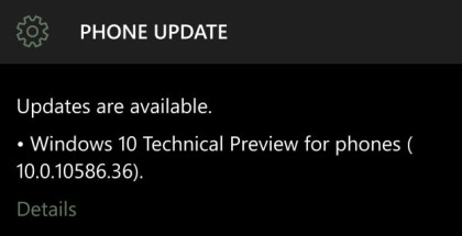 Mobile build 10586.36
