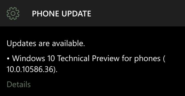 Mobile build 10586.36