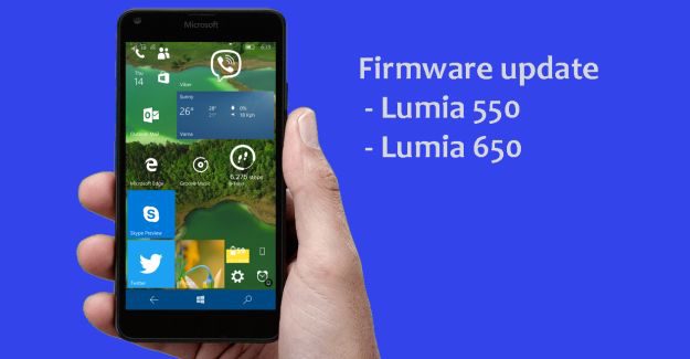 Firmware update Lumia 650 550