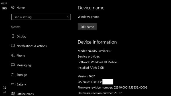 Windows 1607 Anniversary Update
