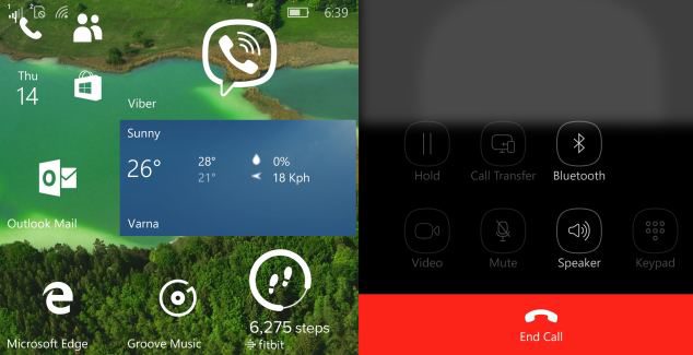 viber tile live calls