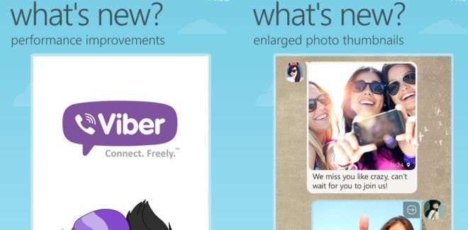 what is new in viber for windows phone