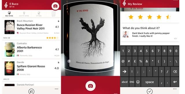 Vivino Wine Scanner app for Windows Phone 8.1