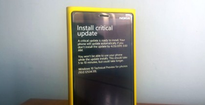Windows 10 Build Preview 10052 installation