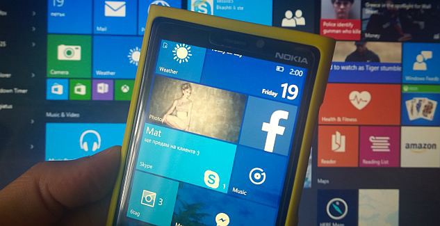 Windows 10 Mobile cover
