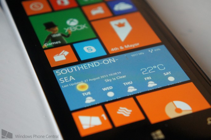 WeatherSense, a fully animated weather app for Windows Phone 8 available