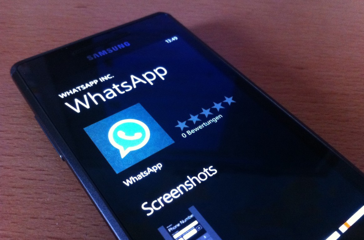 Whatsapp for Windows Phone screenshot