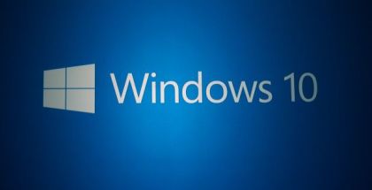 Windows 10 logo in blue