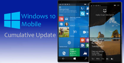 Windows 10 Mobile Cumulative Update