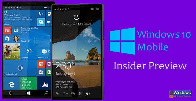 Windows 10 Mobile Insider Preview Build
