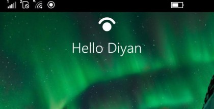 Windows Hello Diyan