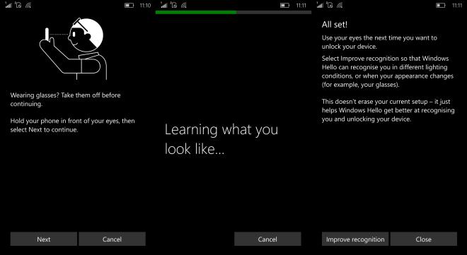 Windows Hello set up 2