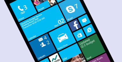 Windows Phone home screen