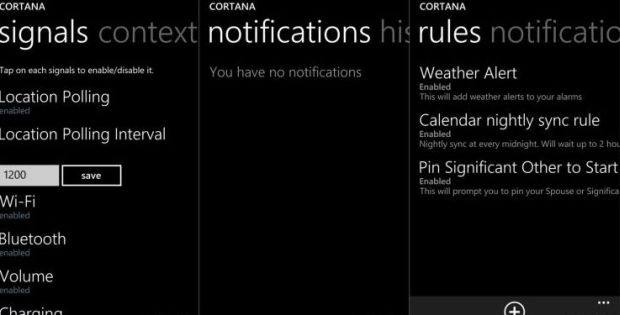 Cortana for Windows Phone